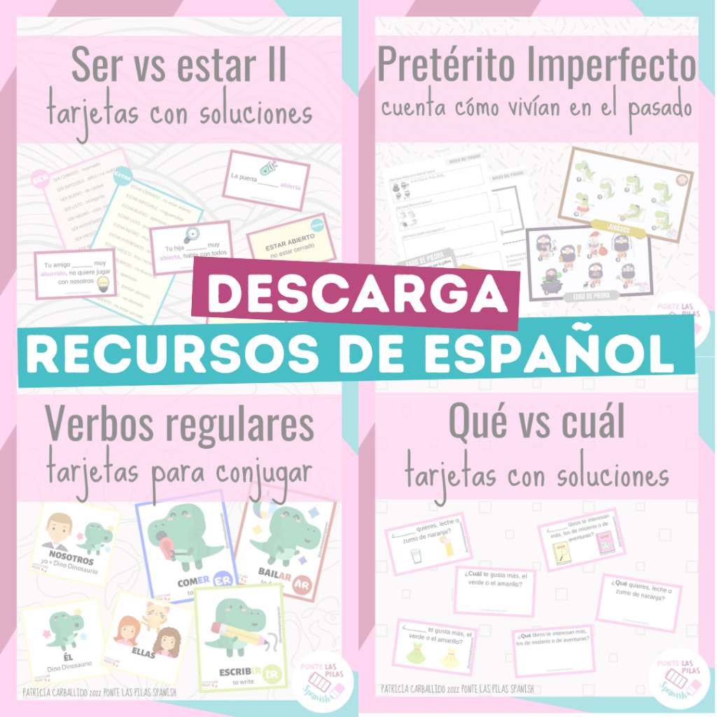 Recursos descargables en pdf de español